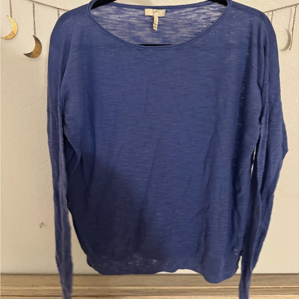 Joie Royal Blue Long Sleeve Top